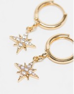 earrings multipack with moon and star
