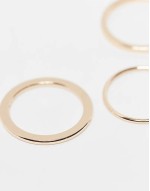 rings 3-pack in gold