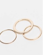 rings 3-pack in gold