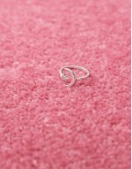 star and moon ring in 18k gold plated silver