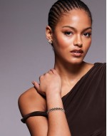18ct gold plated two tone watch strap vintage style bracelet