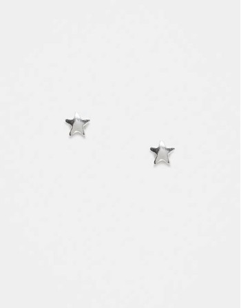 star stud earrings in sterling silver