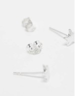 star stud earrings in sterling silver
