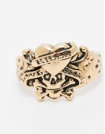 lovekills slowly cast signet ring