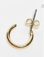 18k plated 3-pack everyday huggie and hoop earrings in gold