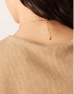 opal starburst charm necklace in 18k gold plated